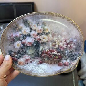 Lena Liu Country Accents Collector Plate Garden Delights